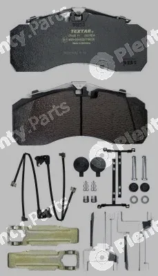Textar 2927804 — Brake Pad Set, disc brake