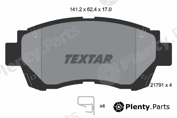 Textar 2179101 — Brake Pad Set, disc brake