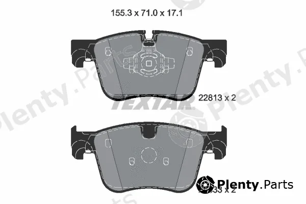 Textar 2281301 — Brake Pad Set, disc brake Q+