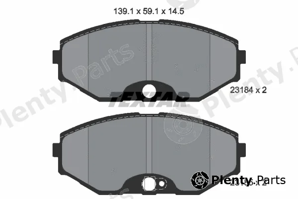 Textar 2318401 — Brake Pad Set, disc brake
