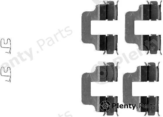 Textar 82060100 — Accessory Kit, disc brake pad