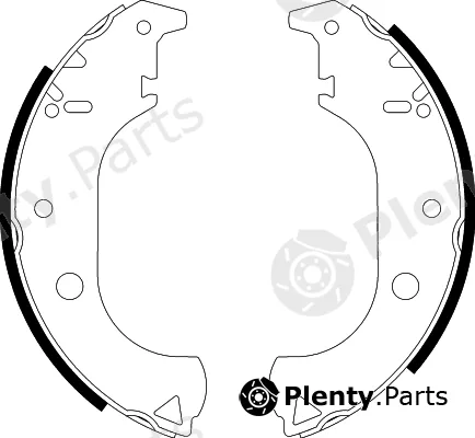 Textar 91059901 — Brake Shoe Set