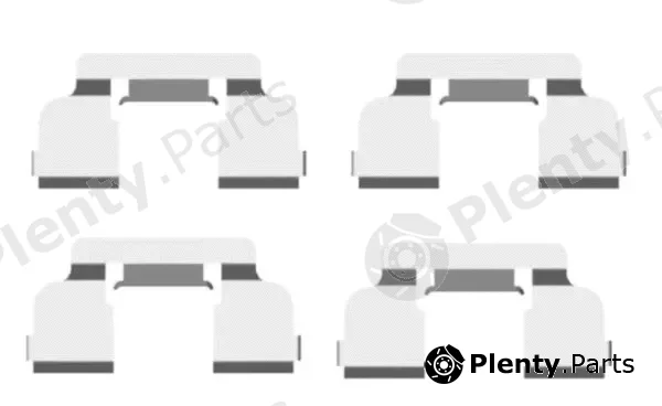 Textar 82508200 — Accessory Kit, disc brake pad
