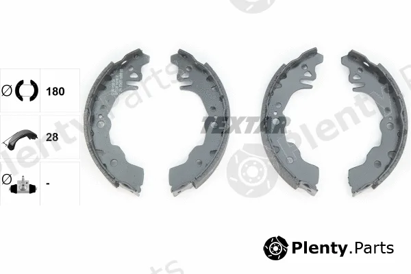 Textar 91067900 — Brake Shoe Set