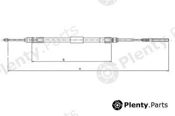 Textar 44008700 — Cable Pull, parking brake