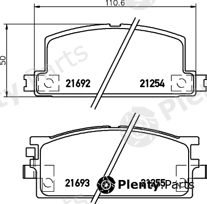 Textar 2125401 — Brake Pad Set, disc brake