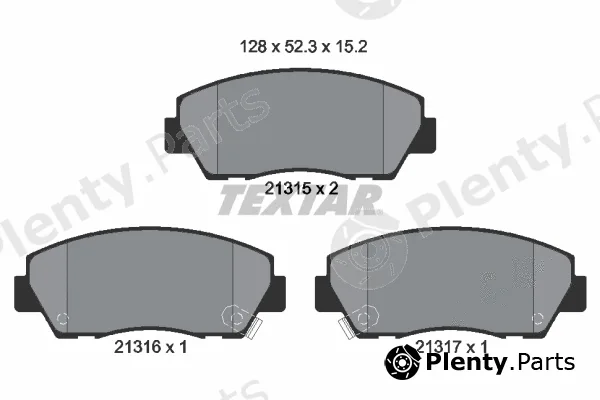 Textar 2131501 — Brake Pad Set, disc brake