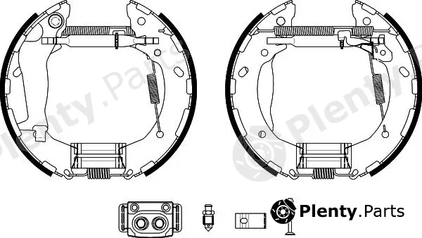 Textar 84072601 — Brake Shoe Set Shoe Kit Pro