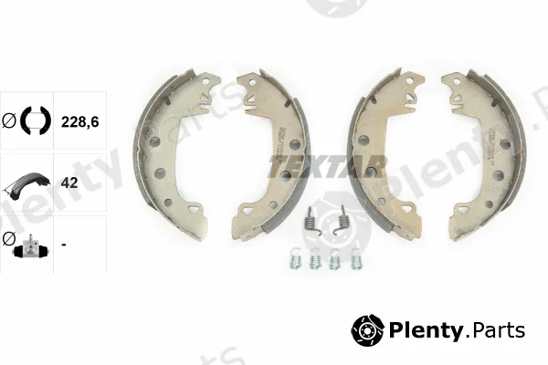 Textar 91024100 — Brake Shoe Set