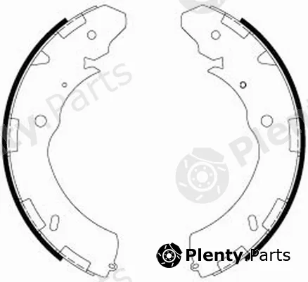 Textar 91073000 — Brake Shoe Set