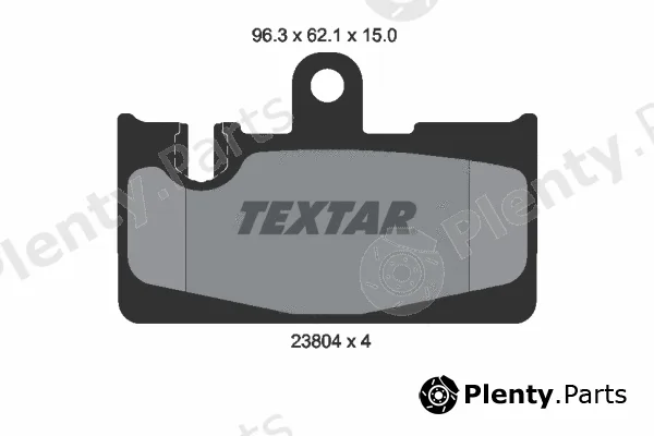 Textar 2380401 — Brake Pad Set, disc brake