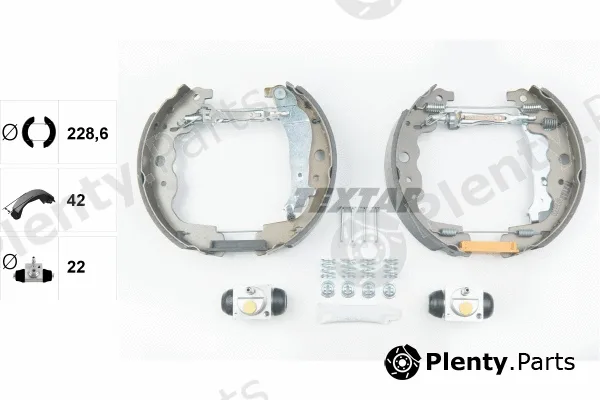 Textar 84069300 — Brake Shoe Set Shoe Kit Pro