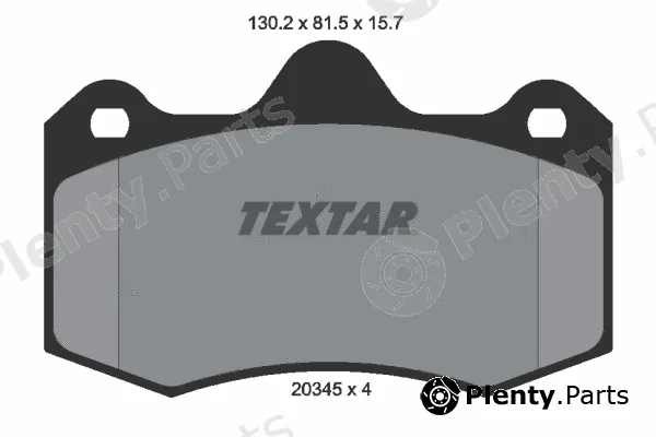 Textar 2034503 — Brake Pad Set, disc brake