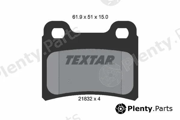 Textar 2183201 — Brake Pad Set, disc brake