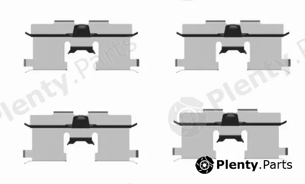 Textar 82502300 — Accessory Kit, disc brake pad