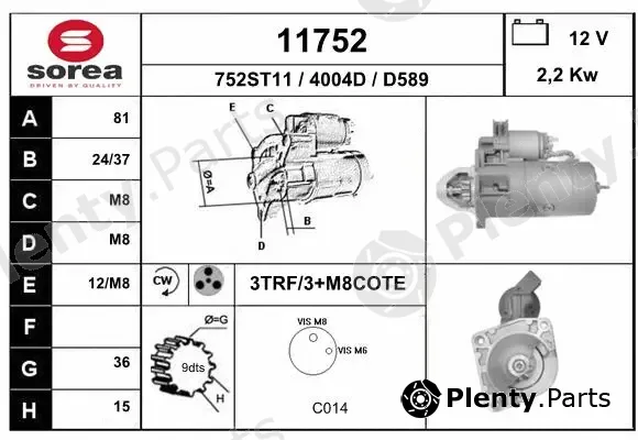 EAI 11752 — Starter