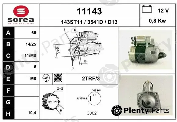 EAI 11143 — Starter
