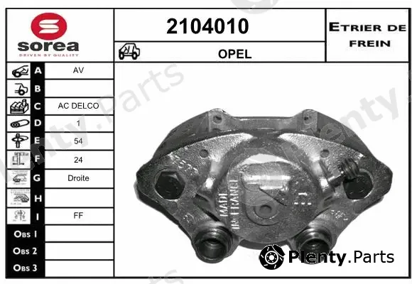 EAI 2104010 — Brake Caliper