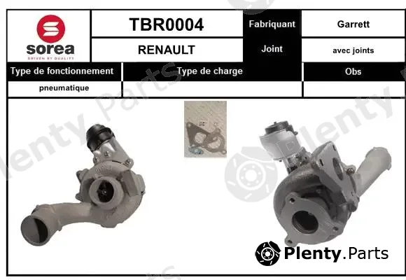 EAI TBR0004 — Charger, charging (supercharged/turbocharged)