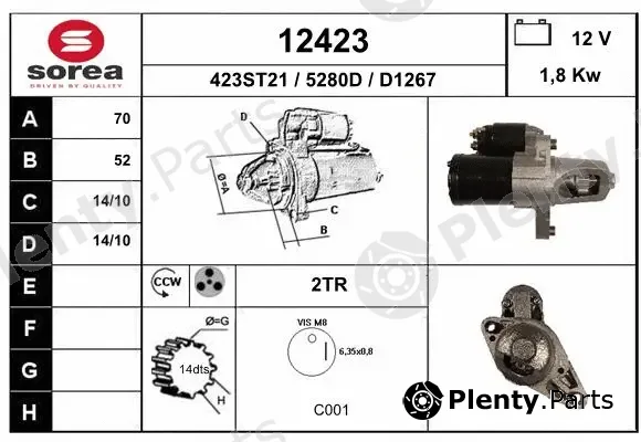 EAI 12423 — Starter