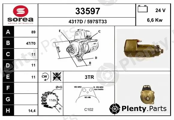EAI 33597 — Starter