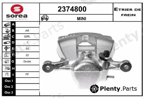 EAI 2374800 — Brake Caliper