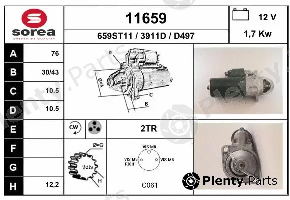 EAI 11659 — Starter