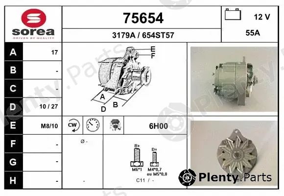 EAI 75654 — Alternator