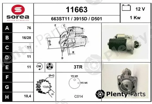 EAI 11663 — Starter