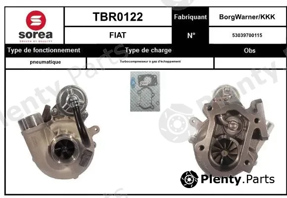 EAI TBR0122 — Charger, charging (supercharged/turbocharged)