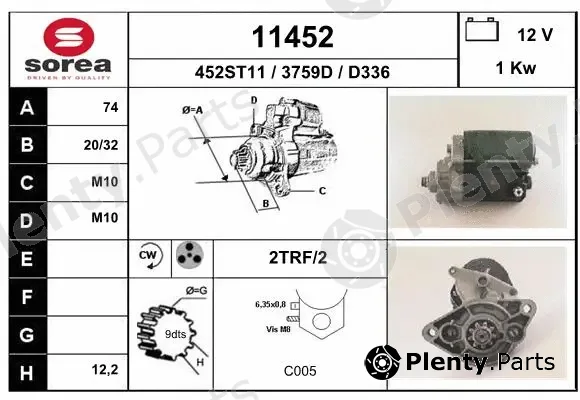 EAI 11452 — Starter