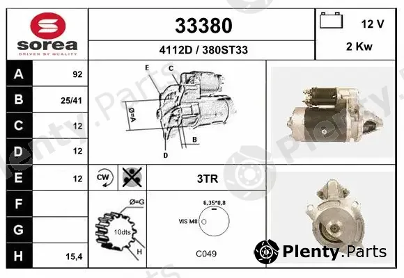 EAI 33380 — Starter