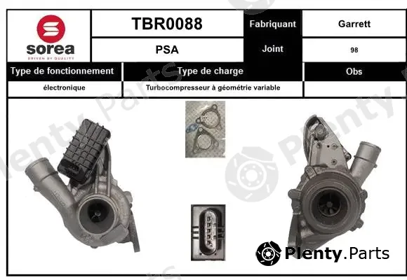 EAI TBR0088 — Charger, charging (supercharged/turbocharged)