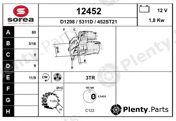 EAI 12452 — Starter