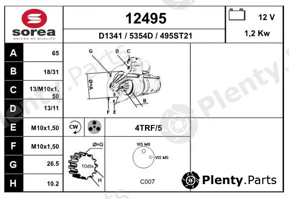 EAI 12495 — Starter