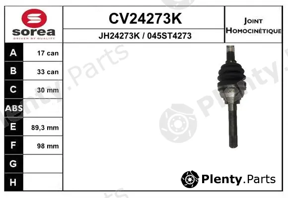 EAI CV24273K — Joint Kit, drive shaft
