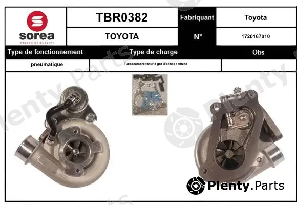 EAI TBR0382 — Charger, charging (supercharged/turbocharged)