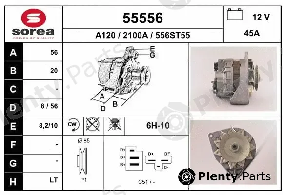EAI 55556 — Alternator
