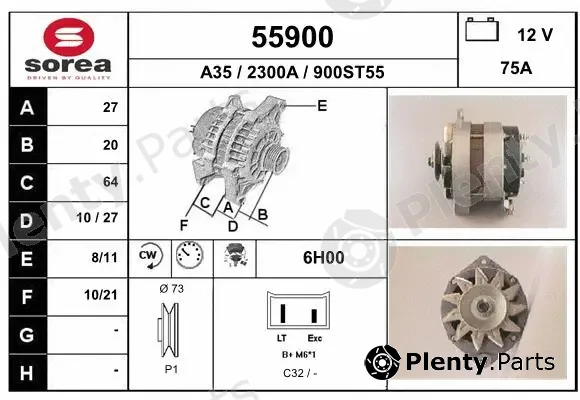 EAI 55900 — Alternator