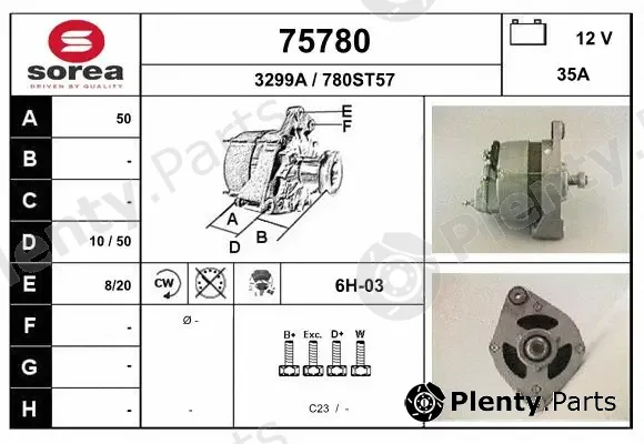 EAI 75780 — Alternator