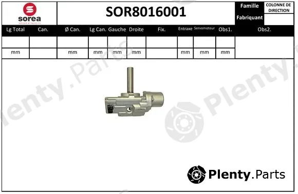 EAI SOR8016001 — Steering Column