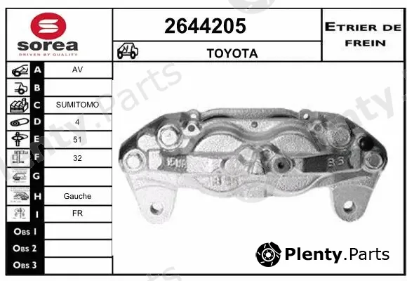 EAI 2644205 — Brake Caliper