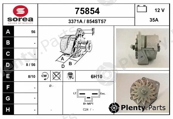 EAI 75854 — Alternator
