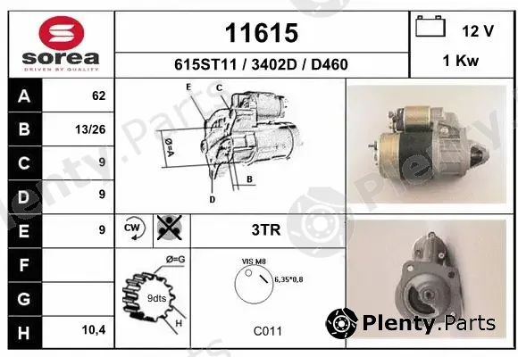 EAI 11615 — Starter