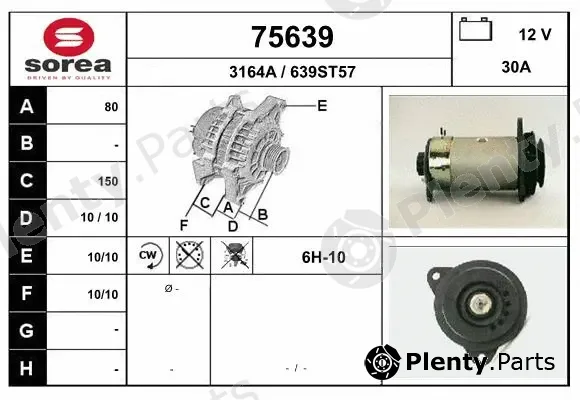 EAI 75639 — Alternator