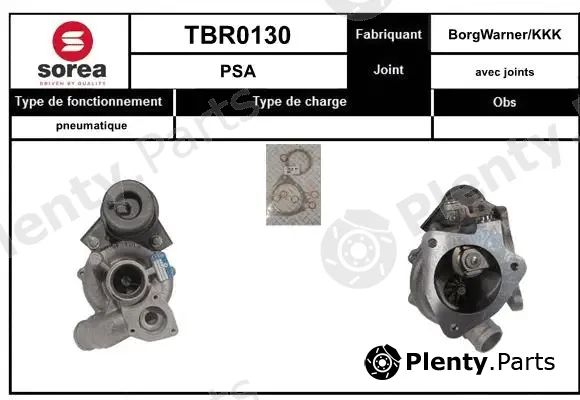 EAI TBR0130 — Charger, charging (supercharged/turbocharged)