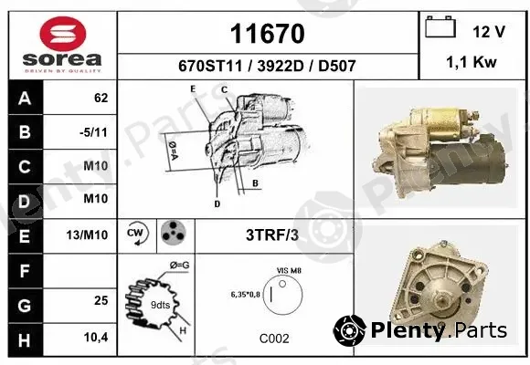 EAI 11670 — Starter