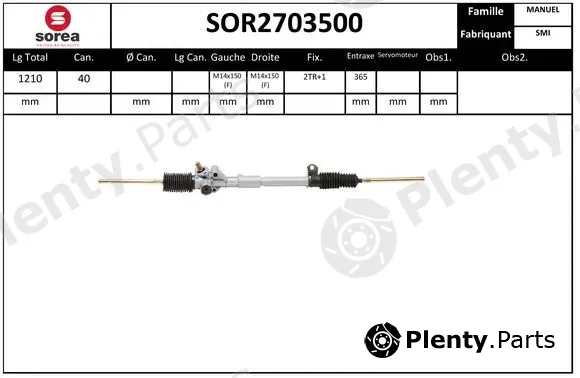 EAI SOR2703500 — Steering Gear