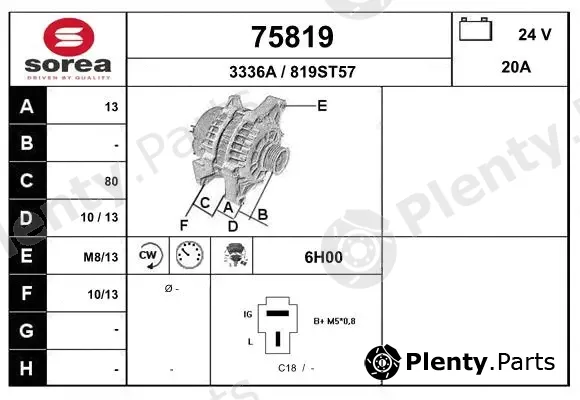 EAI 75819 — Alternator