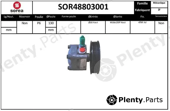 EAI SOR48803001 — Hydraulic Pump, steering
